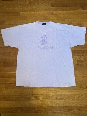 Light Purple Embroidered Ritz Carlton Phoenix Shirt Size XL FREE SHIPPING
